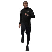 Quarter zip Democracy Now Pullover