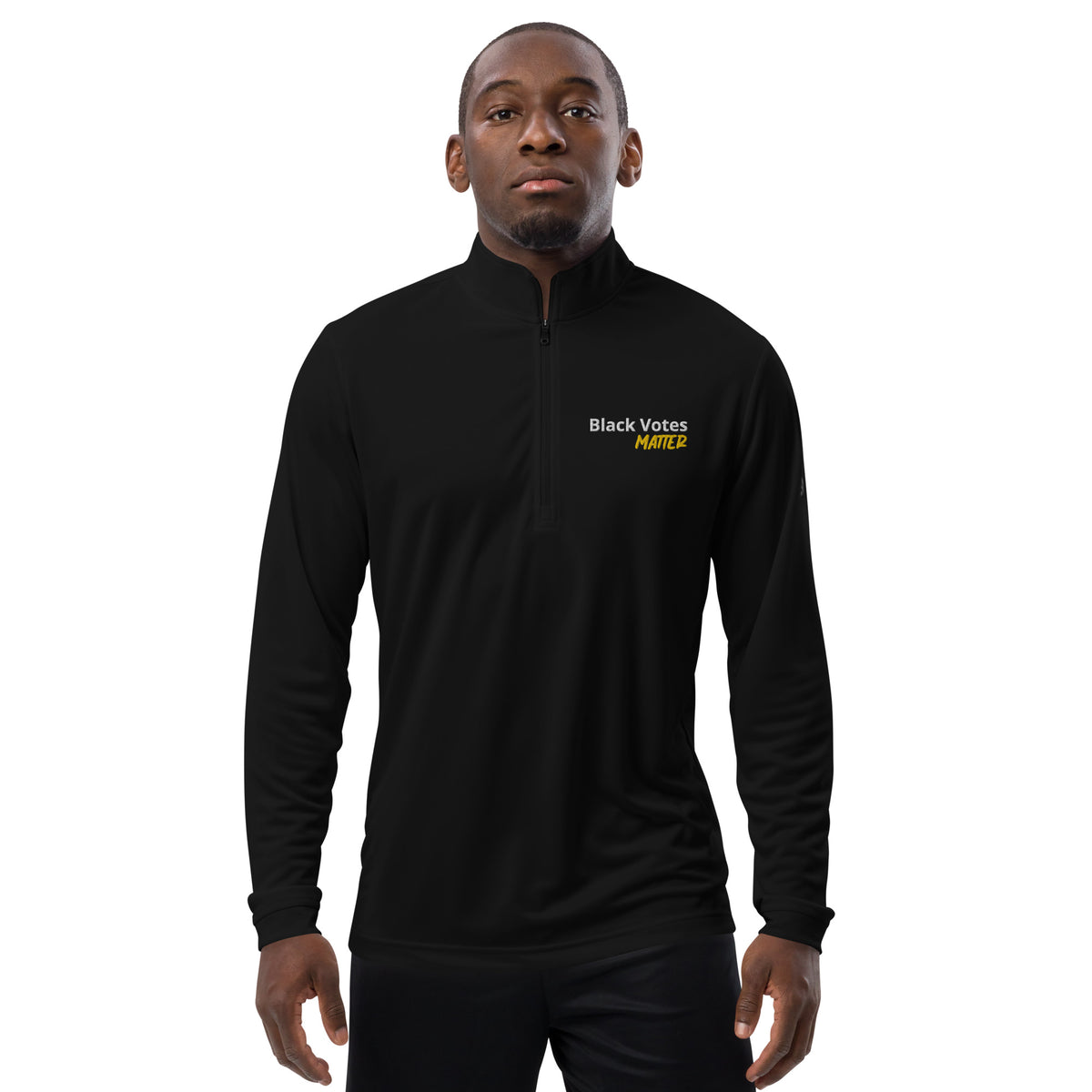 Quarter zip Democracy Now Pullover