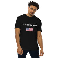 Black Men Vote premium heavyweight tee