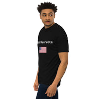 Black Men Vote premium heavyweight tee