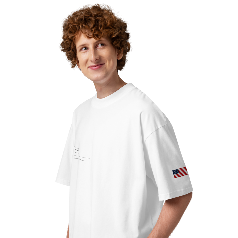 Trump Always Chickens Out - Oversized T-Shirt